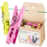 Luna® Wäscheklammern Plastik 50 Stück - Made in Austria - Wäscheklammer...