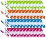 PEARL Wäscheklammern-Sets: Extra Starke Wäscheklammern mit Soft-Grip, 200...